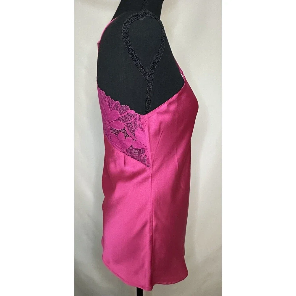 ETAM Fuchsia Lace Feminine Romantic Camisole Women's‎ SIZE SMALL NWOT